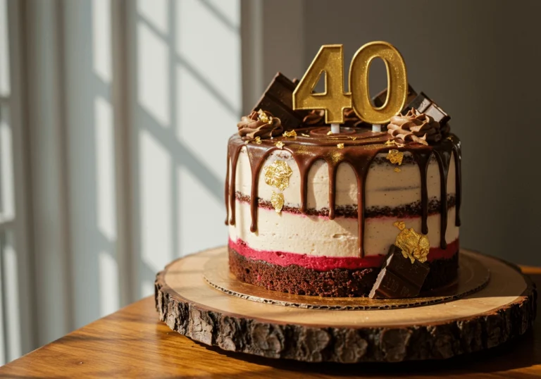 40th birthday cake for women