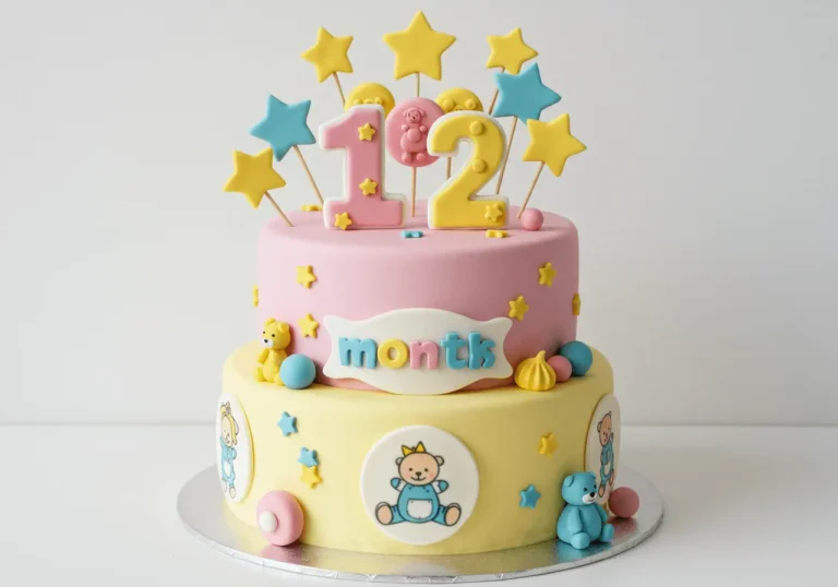 baby 1st birthday cake